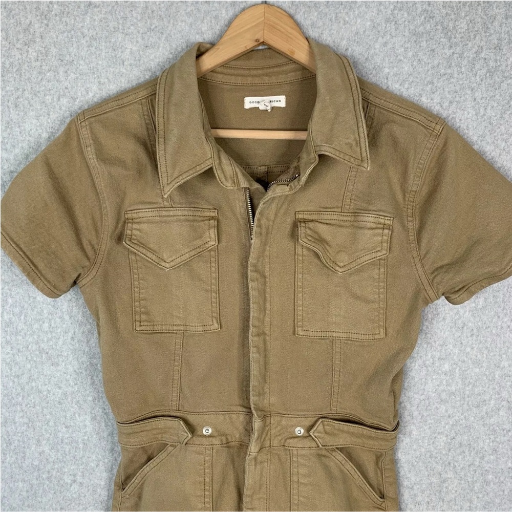 Good American Tan Jumpsuit Size 3
